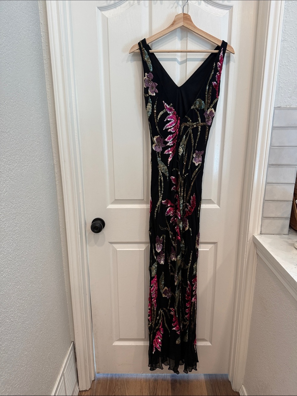 Sue Wong Nocturne sequin floral maxi dress - Picture 15 of 15